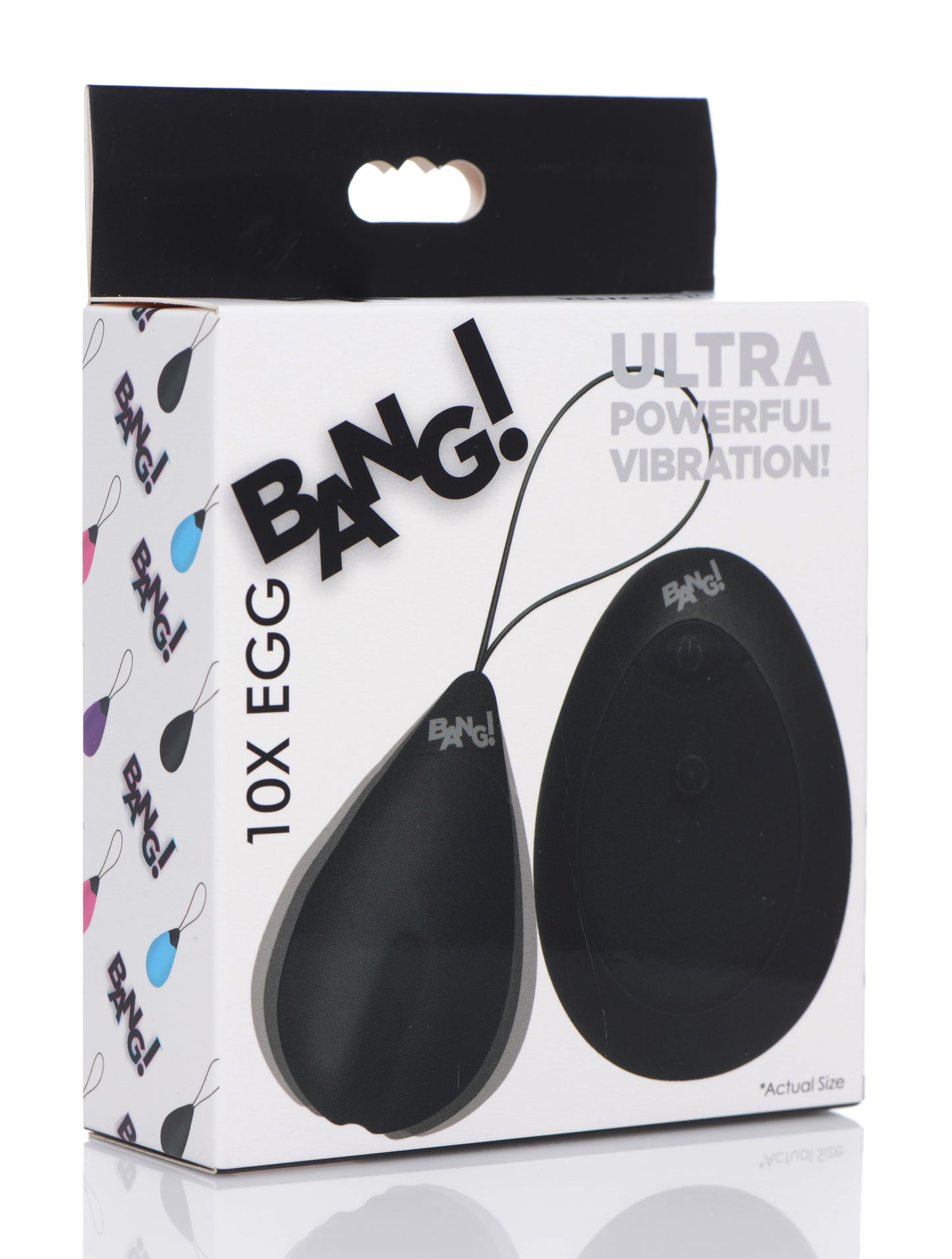 10x Silicone Vibrating Egg - Black