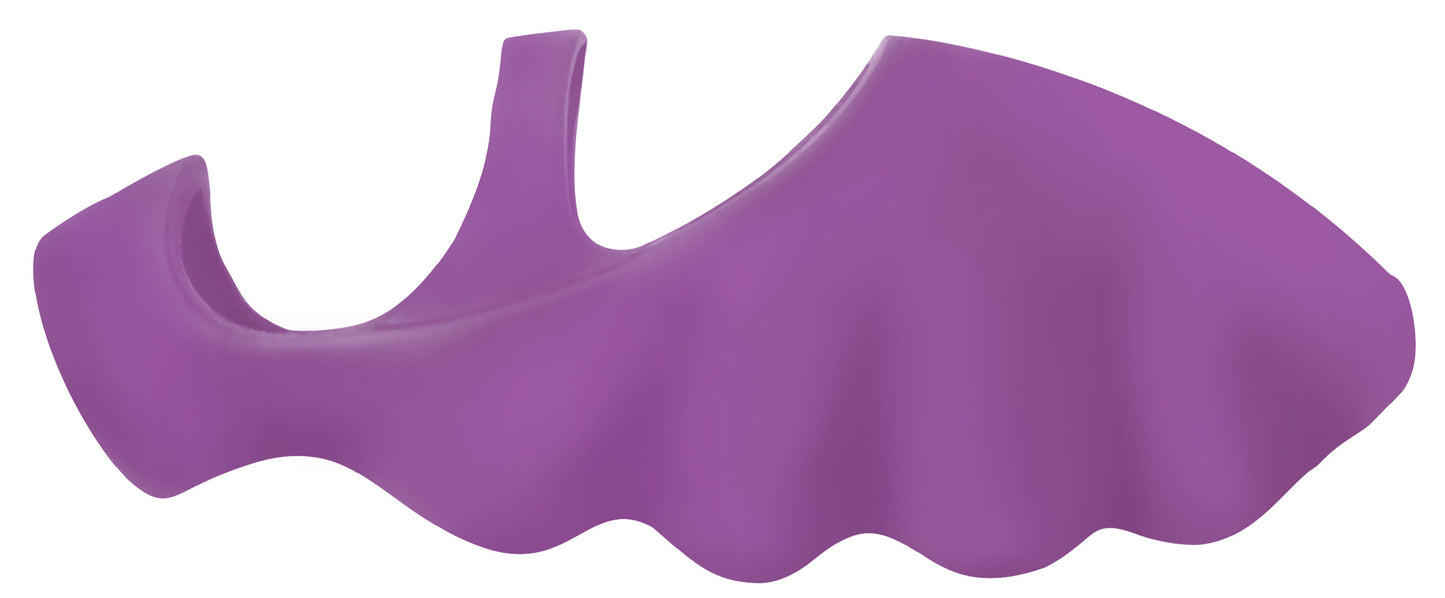Thrill-her Silicone Finger Vibrator - Purple