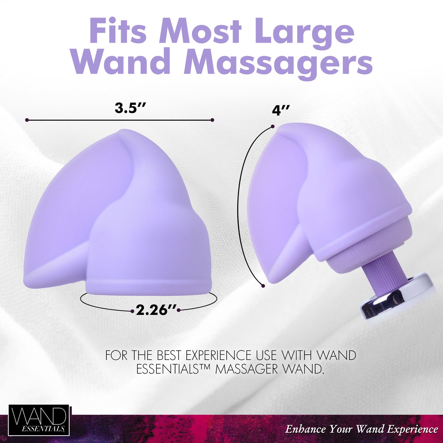 Flutter Tip Silicone Wand Attachment - Boxed