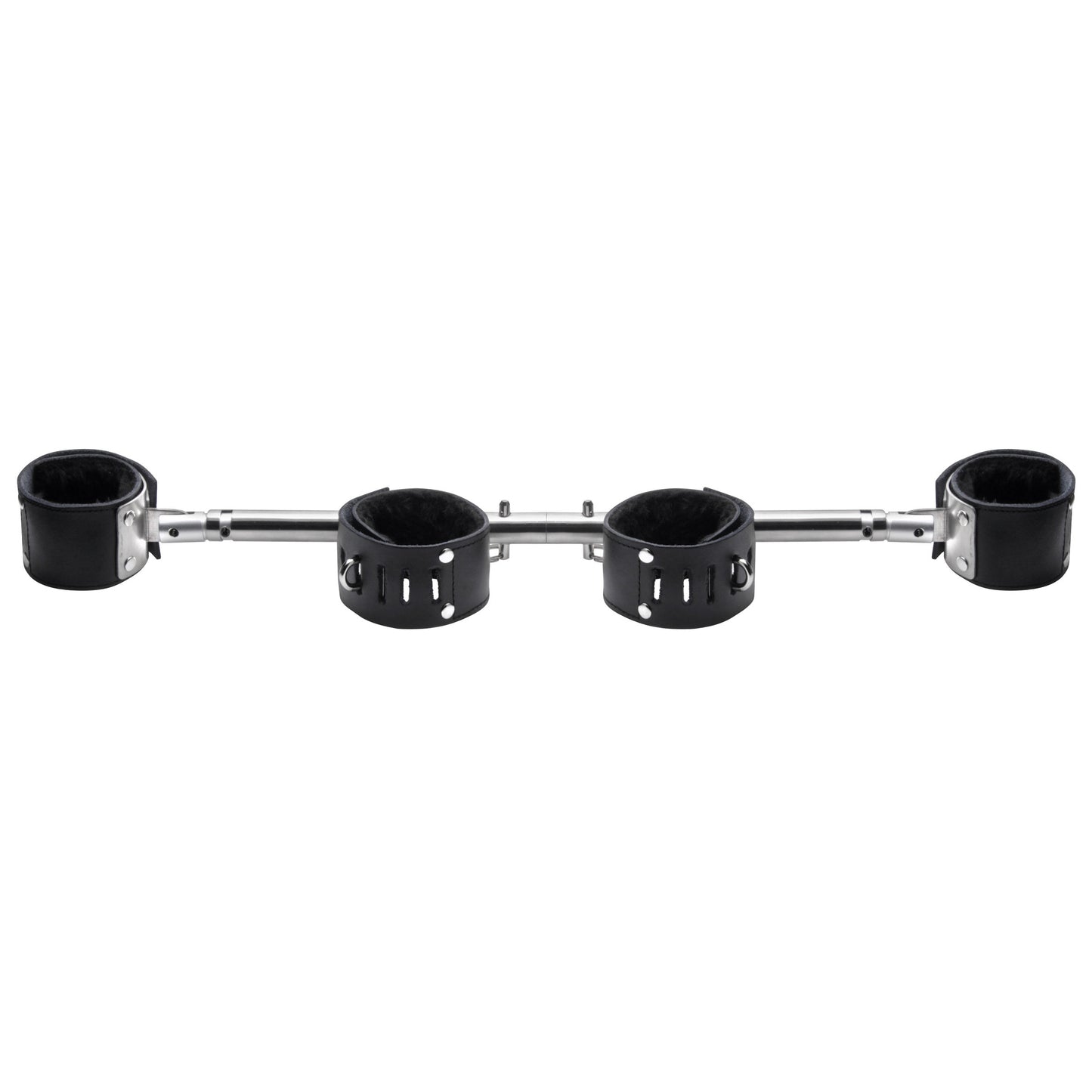 Adjustable Swiveling Spreader Bar With Leather Cuffs