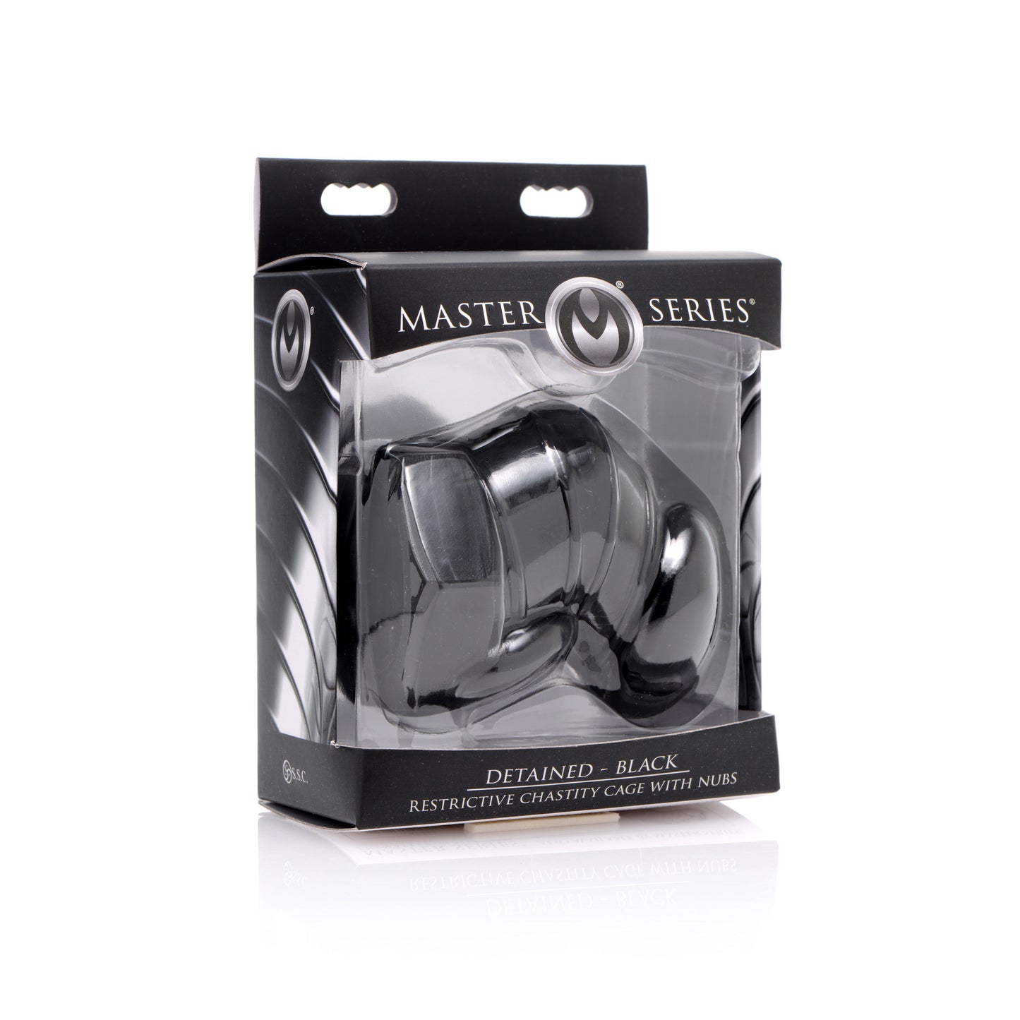 Detained - Black Restrictive Chastity Cage
