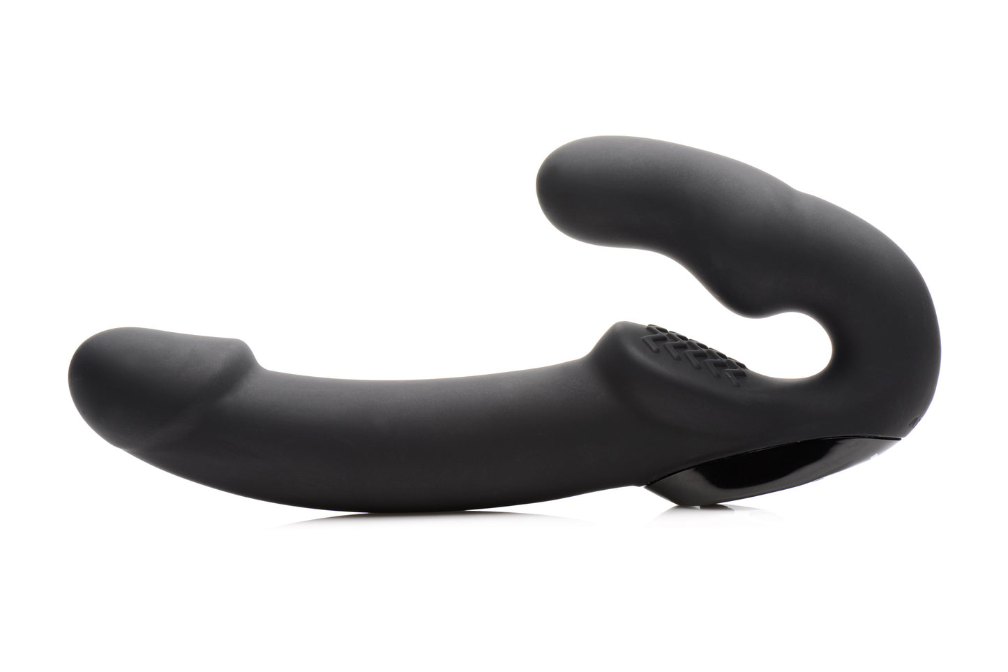 Urge Silicone Strapless Strap On With Remote- Black
