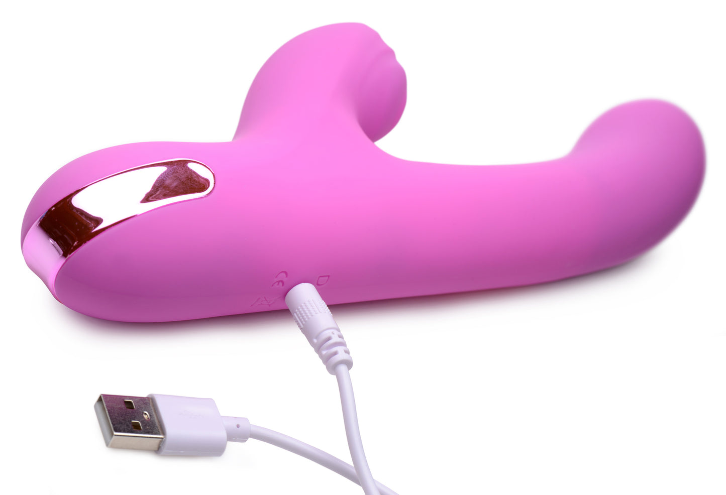 5 Star 13x Silicone Pulsing And Vibrating Rabbit - Pink