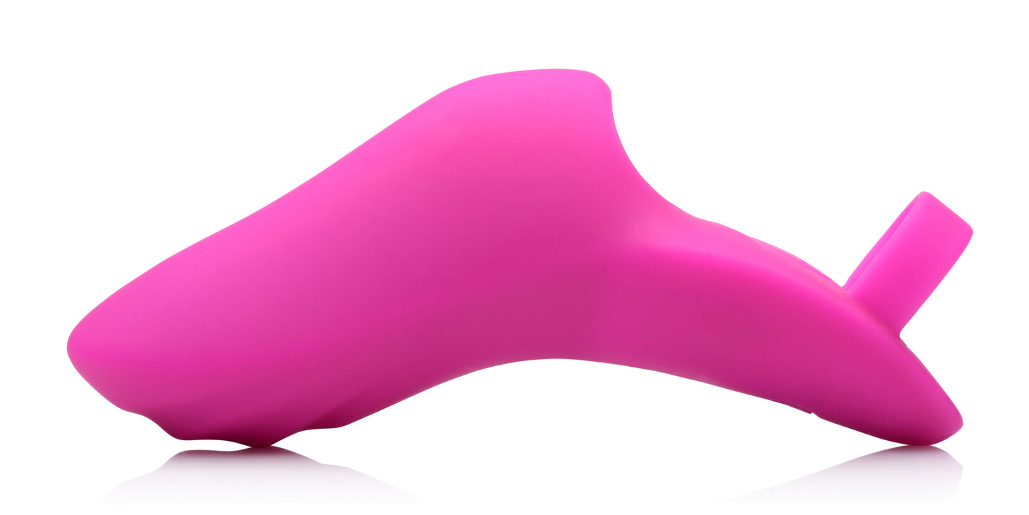 7x Finger Bang Her Pro Silicone Vibrator - Pink