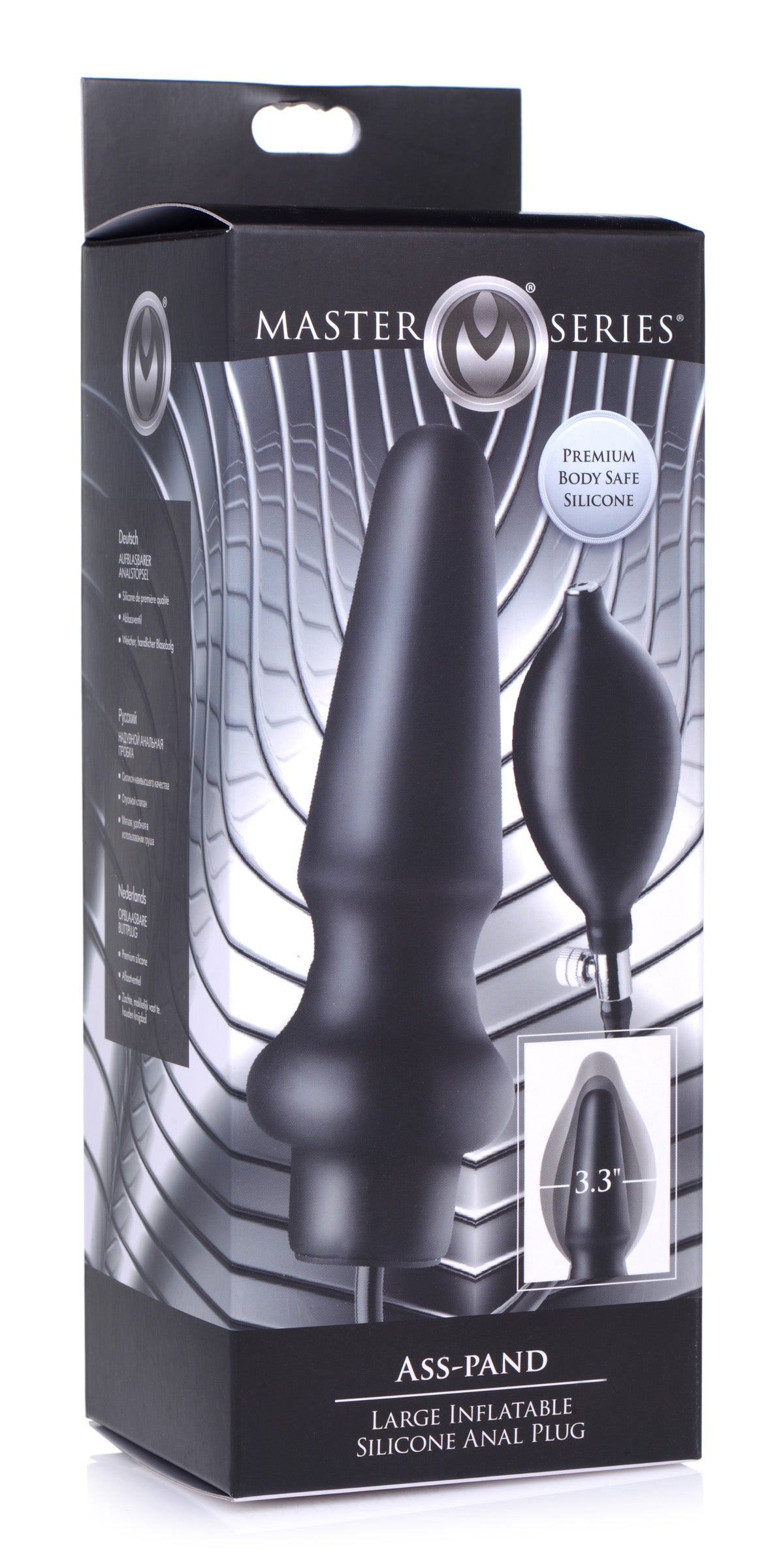 Ass-pand Large Inflatable Silicone Anal Plug
