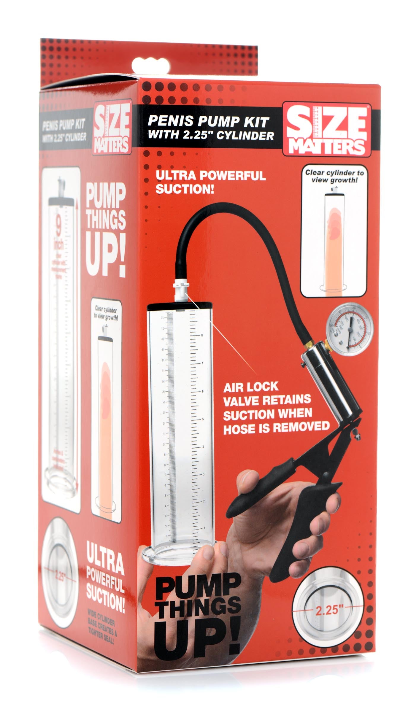 Penis Pump Kit With 2.25 Inch Cylinder
