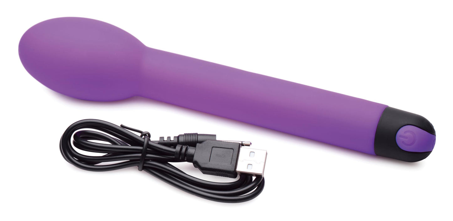 10x Silicone G-spot Vibrator - Purple