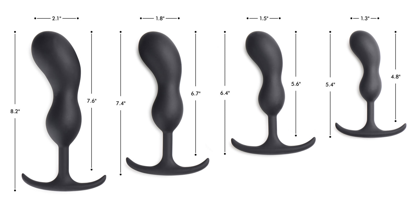 Premium Silicone Weighted Prostate Plug - Large