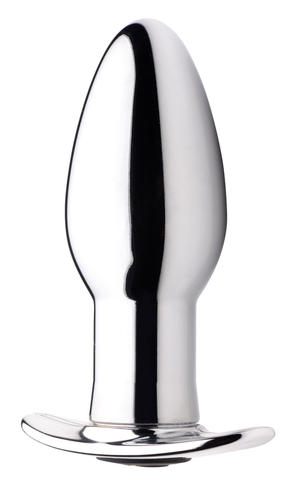 Chrome Blast 7x Rechargeable Butt Plug With Remote Control - Small