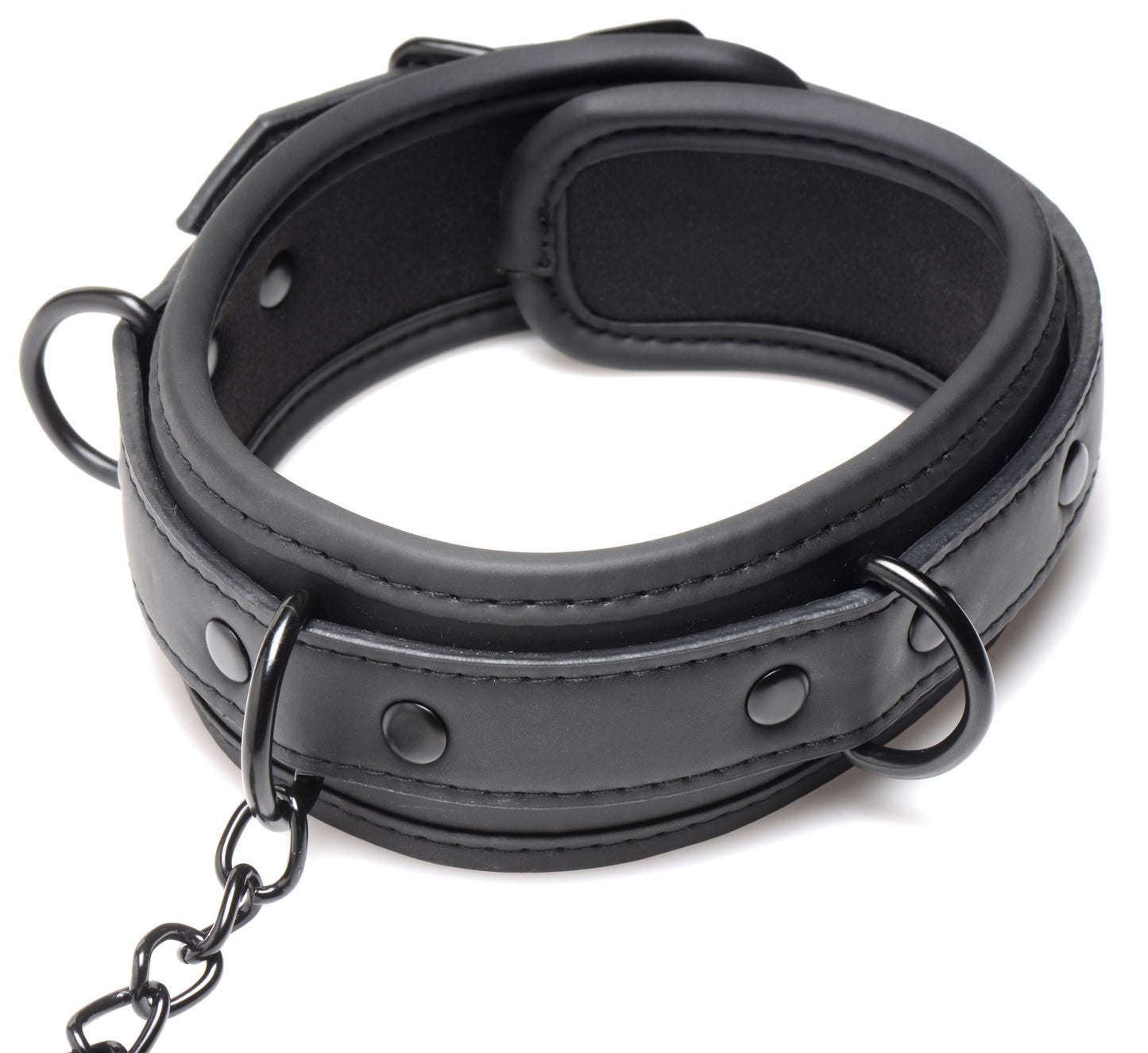 Collared Temptress Collar With Nipple Clamps