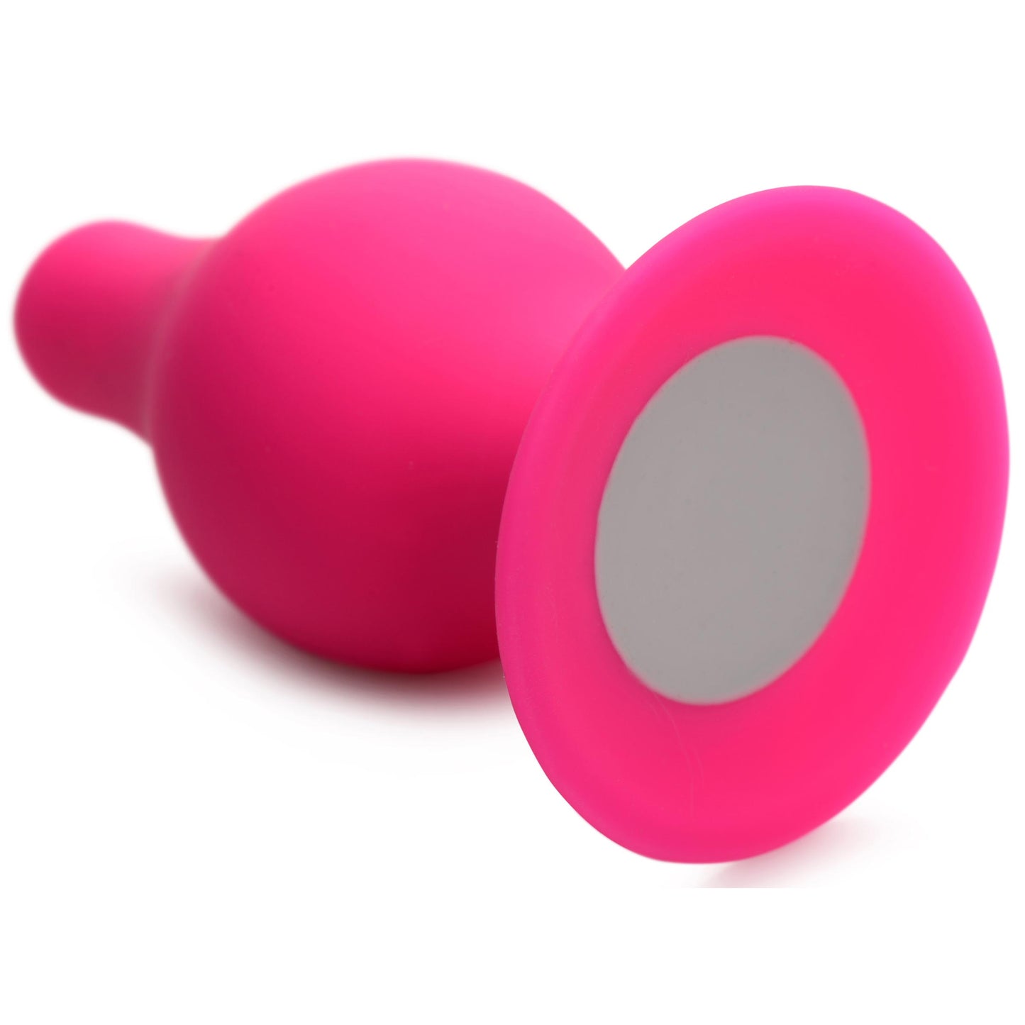 Squeezable Tapered Small Anal Plug - Pink