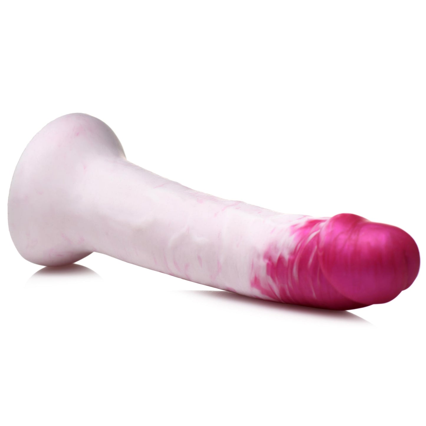 Swirl Realistic Silicone Dildo - Pink