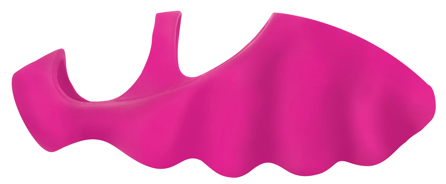 Thrill-her Silicone Finger Vibrator - Pink