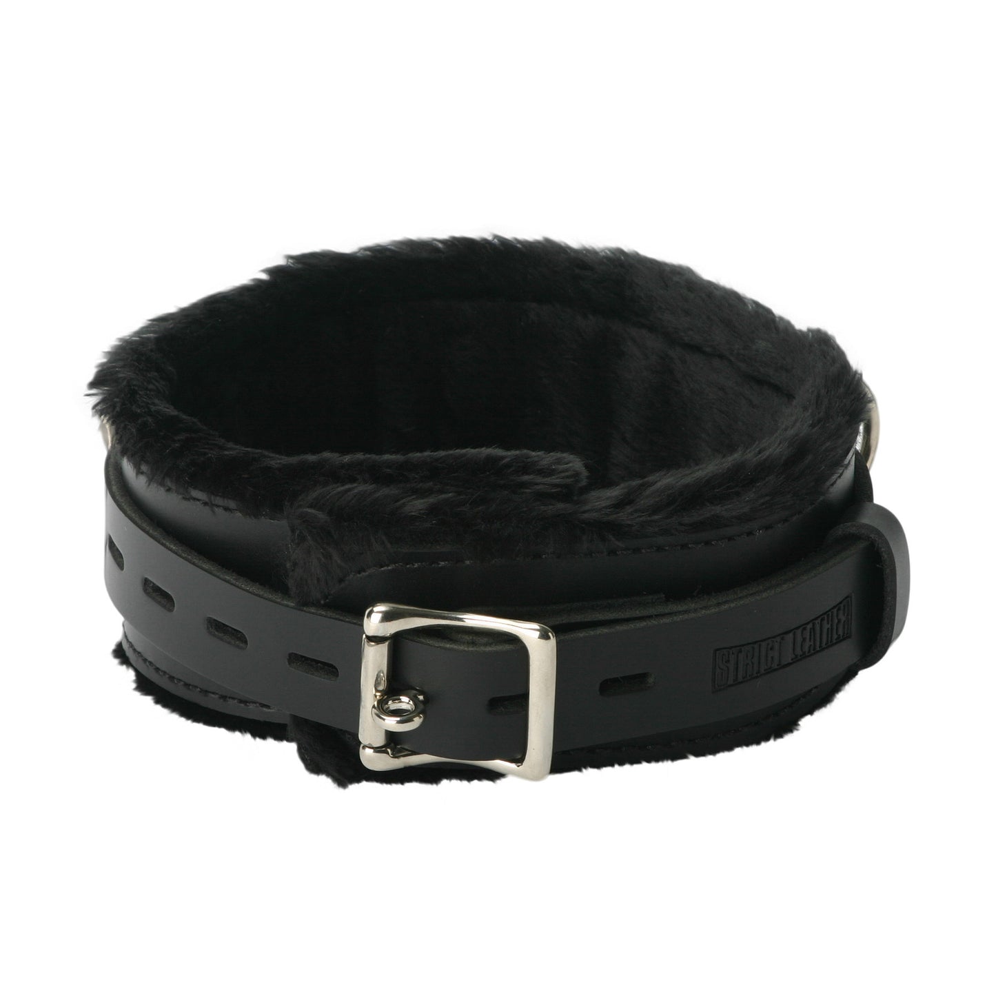 Strict Leather Premium Fur Lined Locking Collar- Sm