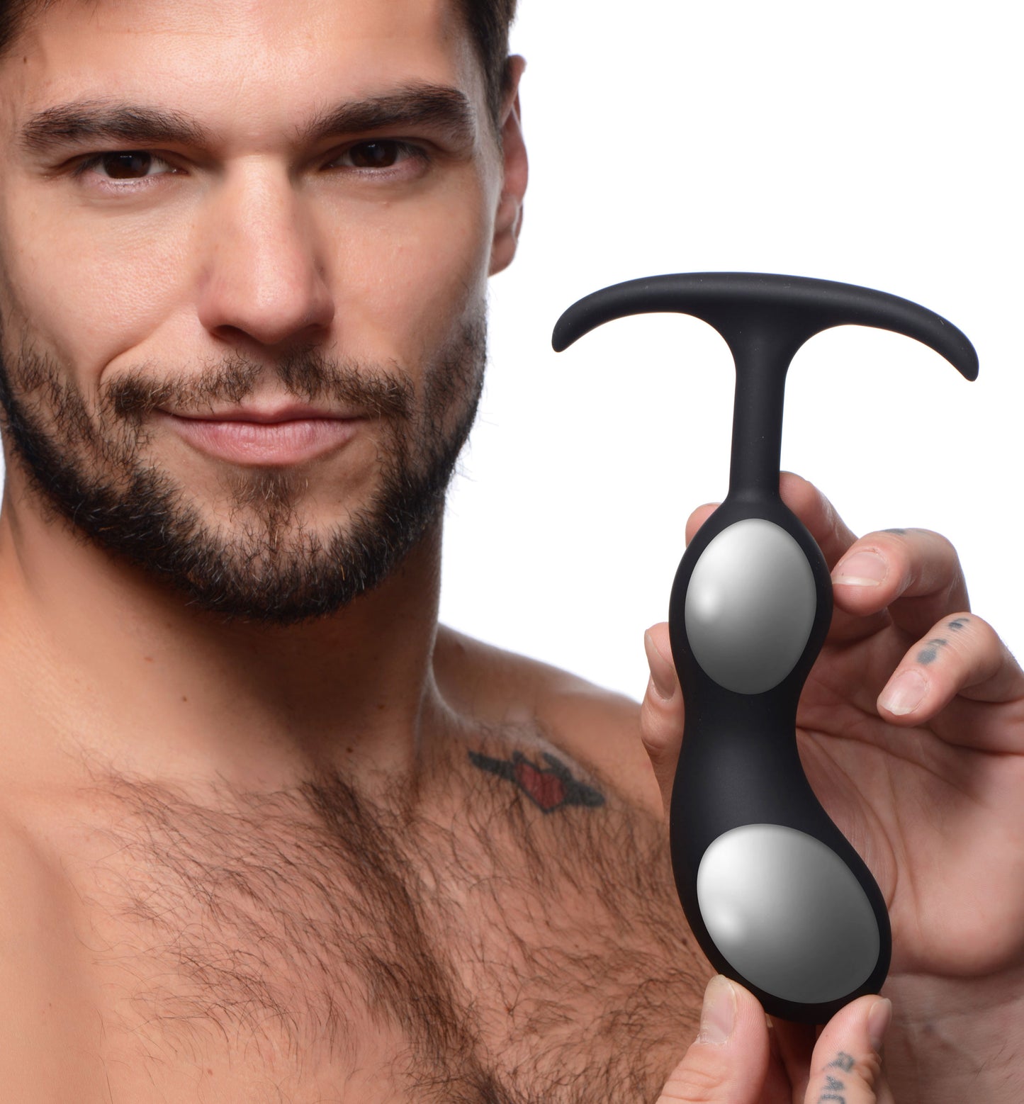 Premium Silicone Weighted Prostate Plug - Large